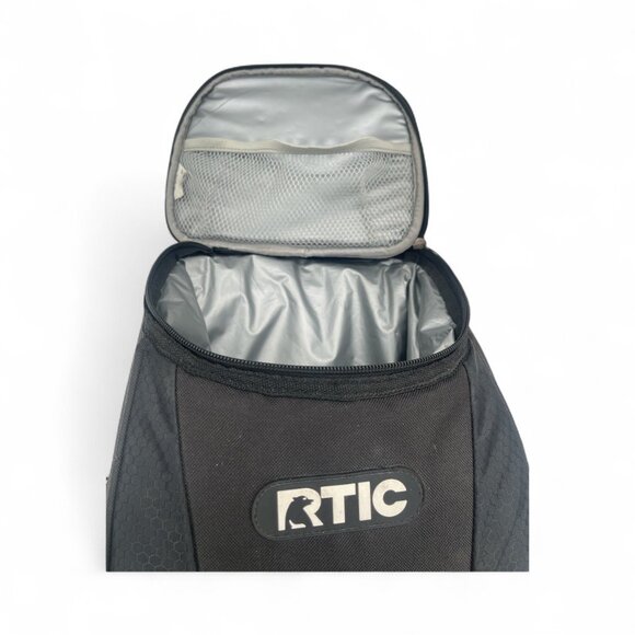 RTIC 15 Can Lightweight Backpack Insulated Cooler, 10 Qt, Storage Pockets, Black - Picture 4 of 6